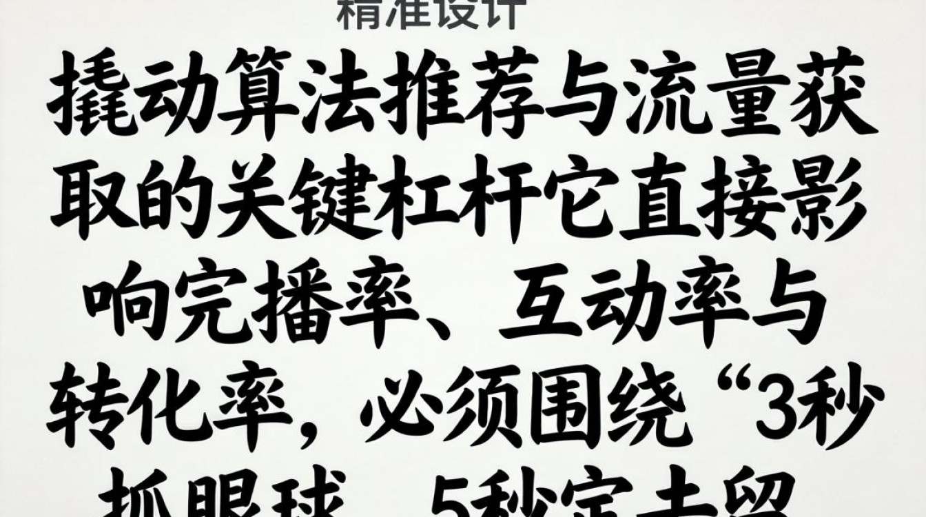 抖音标题加字幕技巧算法推荐流量获取