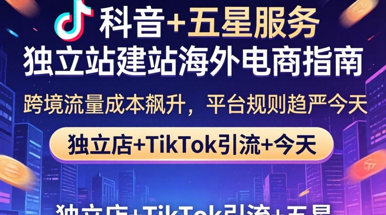 TikTok五星服务独立站建站海外电商指南