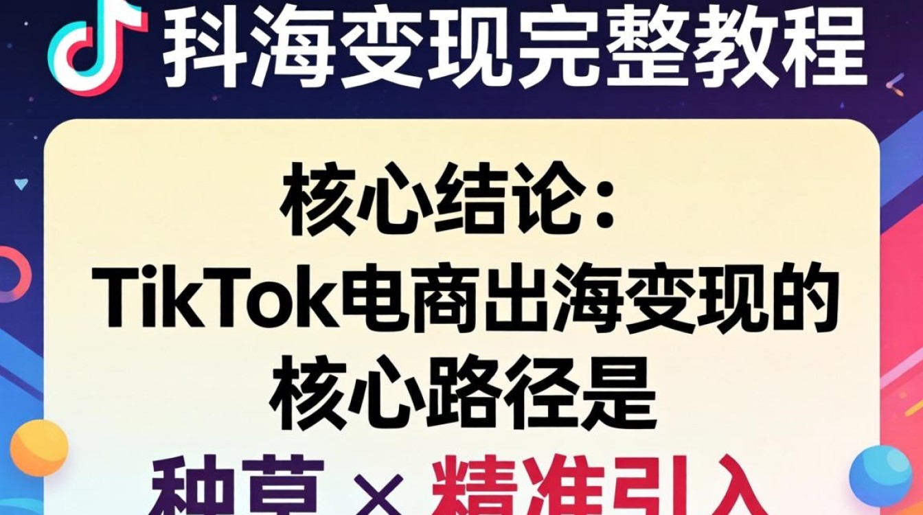 TikTok电商怎么运营出海变现?TikTok电商运营图出海变现完整教程 TikTok电商运营图出海变现完整教程