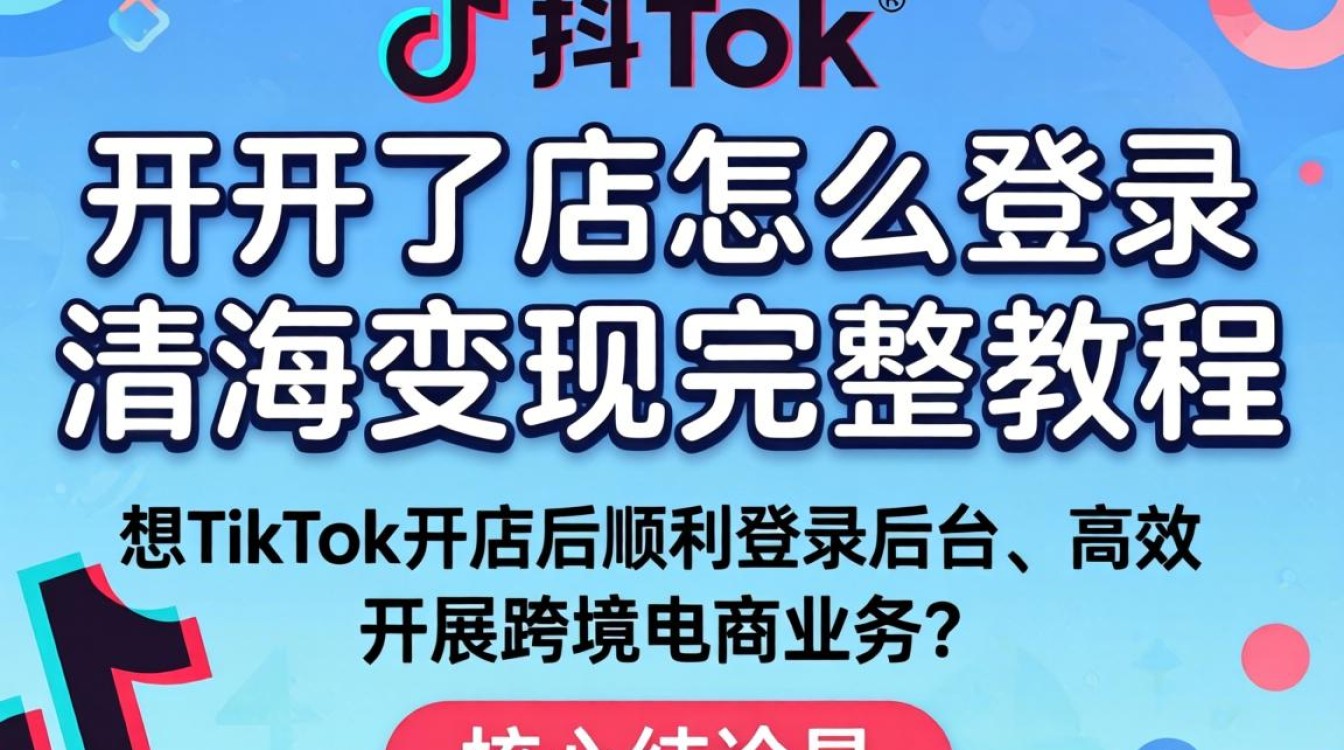 TikTok开店后如何登录并出海变现