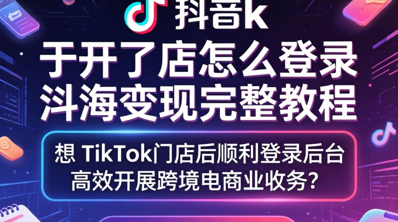 TikTok开店后如何登录并出海变现