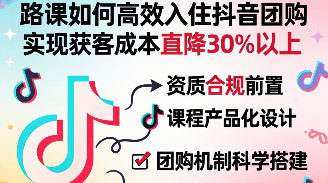 抖音团购开网课如何降低获客成本和广告投放