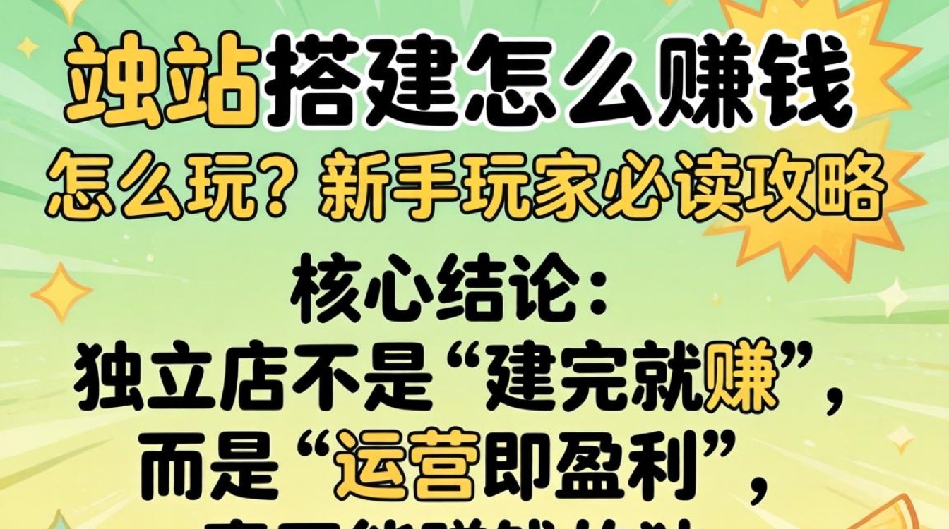 新手独立站搭建赚钱方法和实操攻略