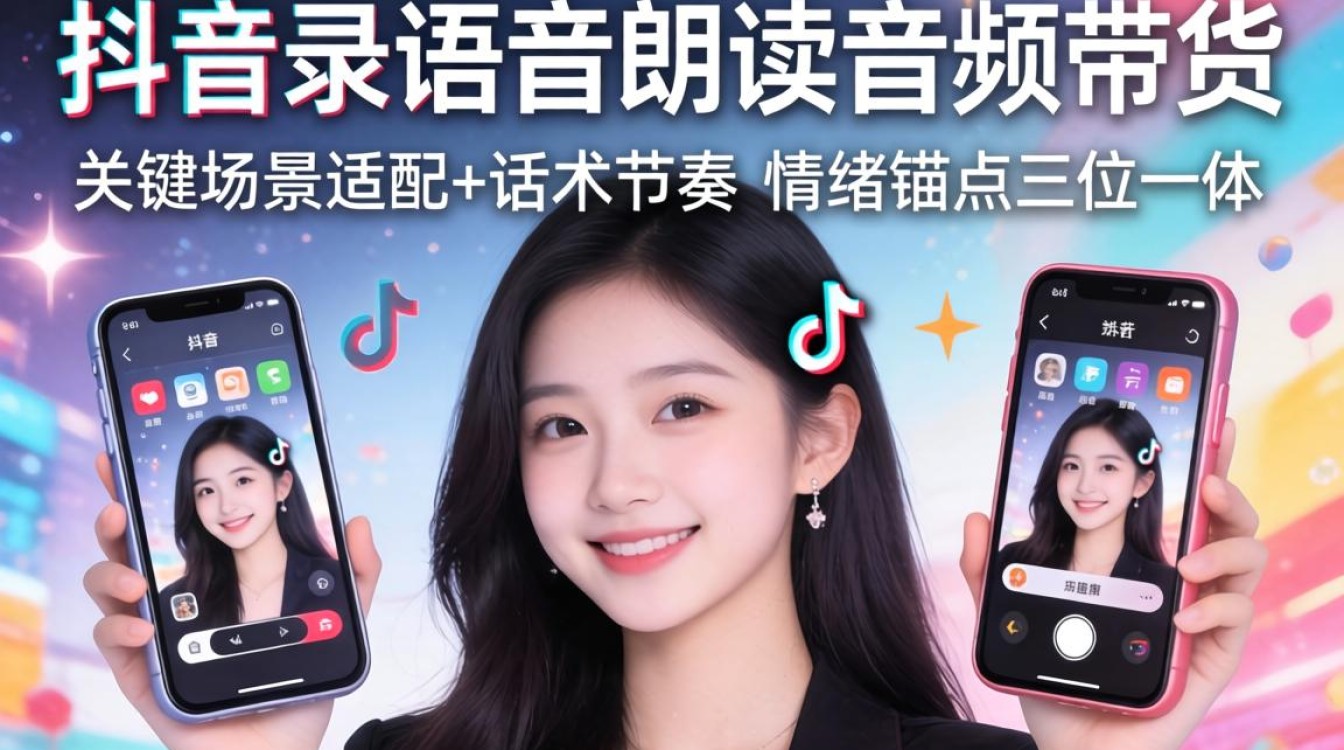 抖音怎么录语音朗读音频