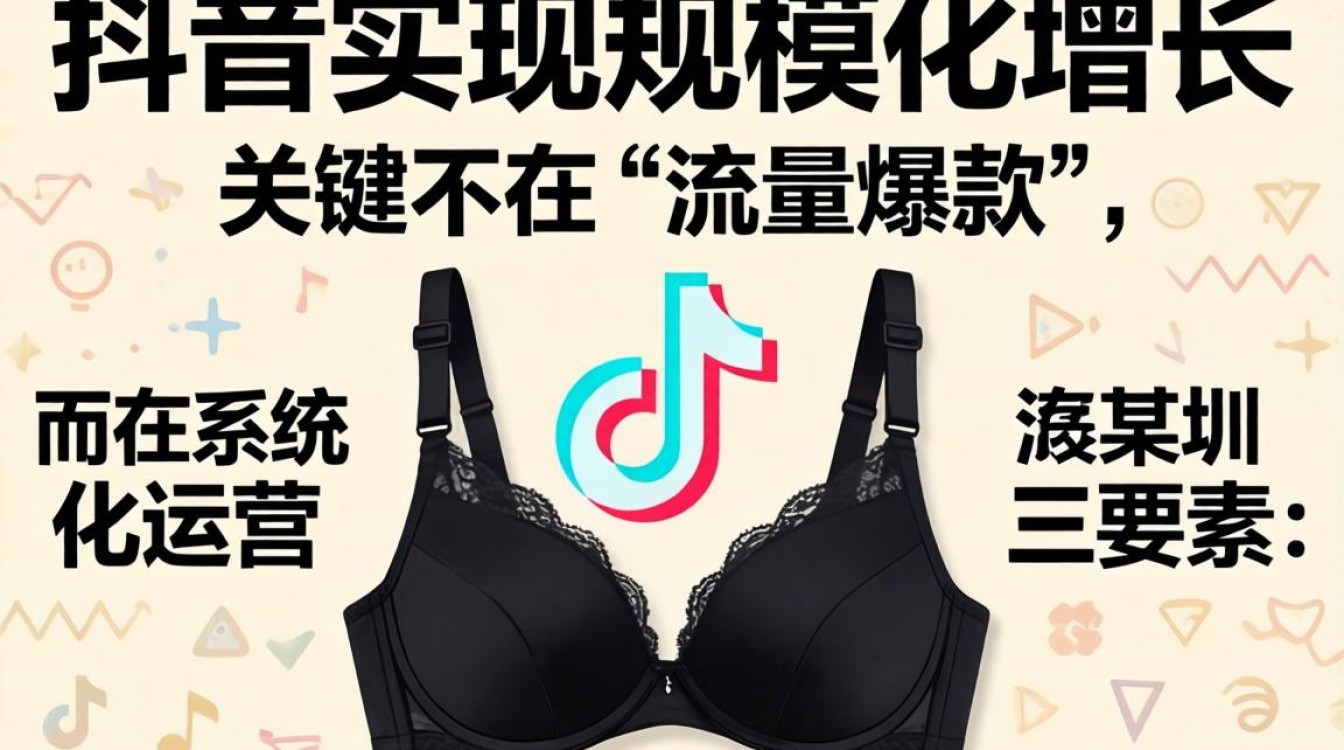 抖音推荐外贸胸罩怎么做?外贸胸罩规模化增长专业方法 外贸胸罩规模化增长专业方法