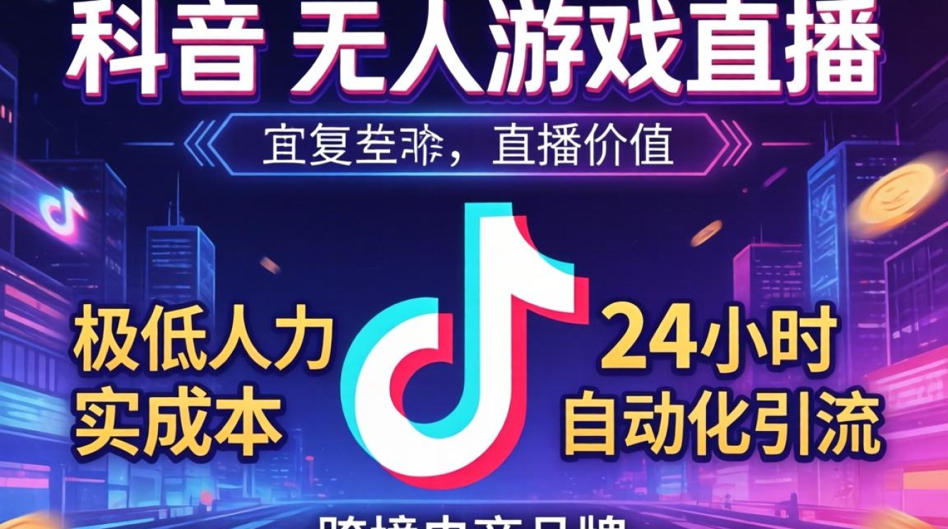 TikTok无人游戏直播怎么做