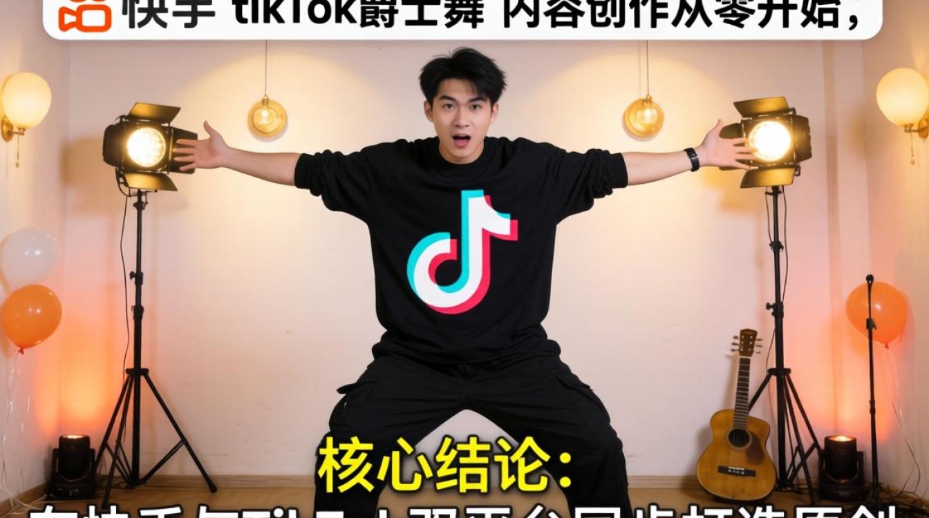 快手如何从零开始创作TikTok爵士舞内容