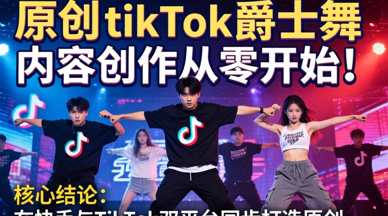 快手如何从零开始创作TikTok爵士舞内容