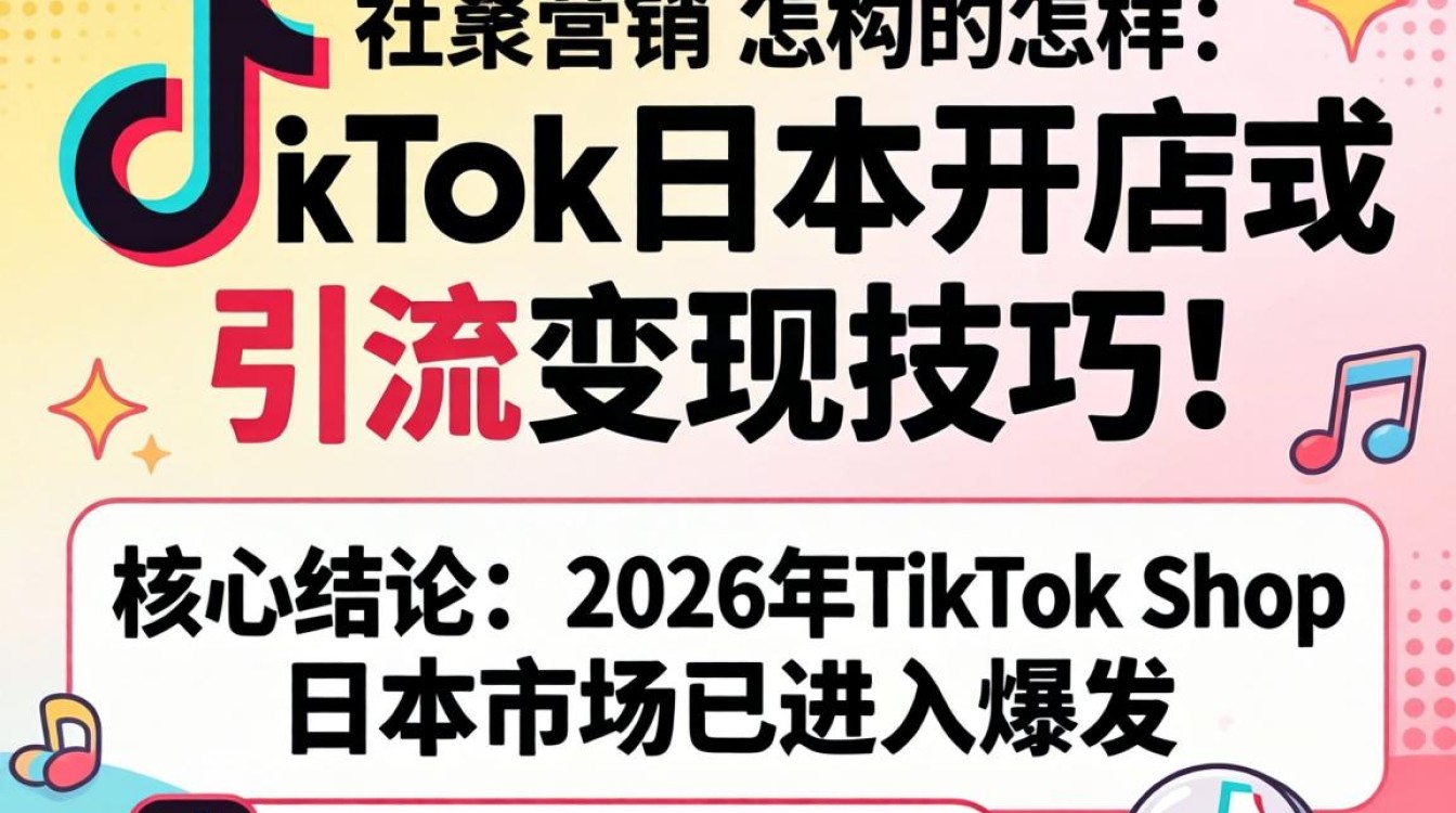 怎样在TikTok日本开店引流变现