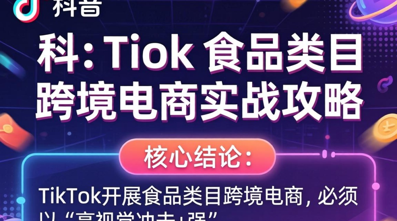 TikTok食品类目跨境电商实战攻略