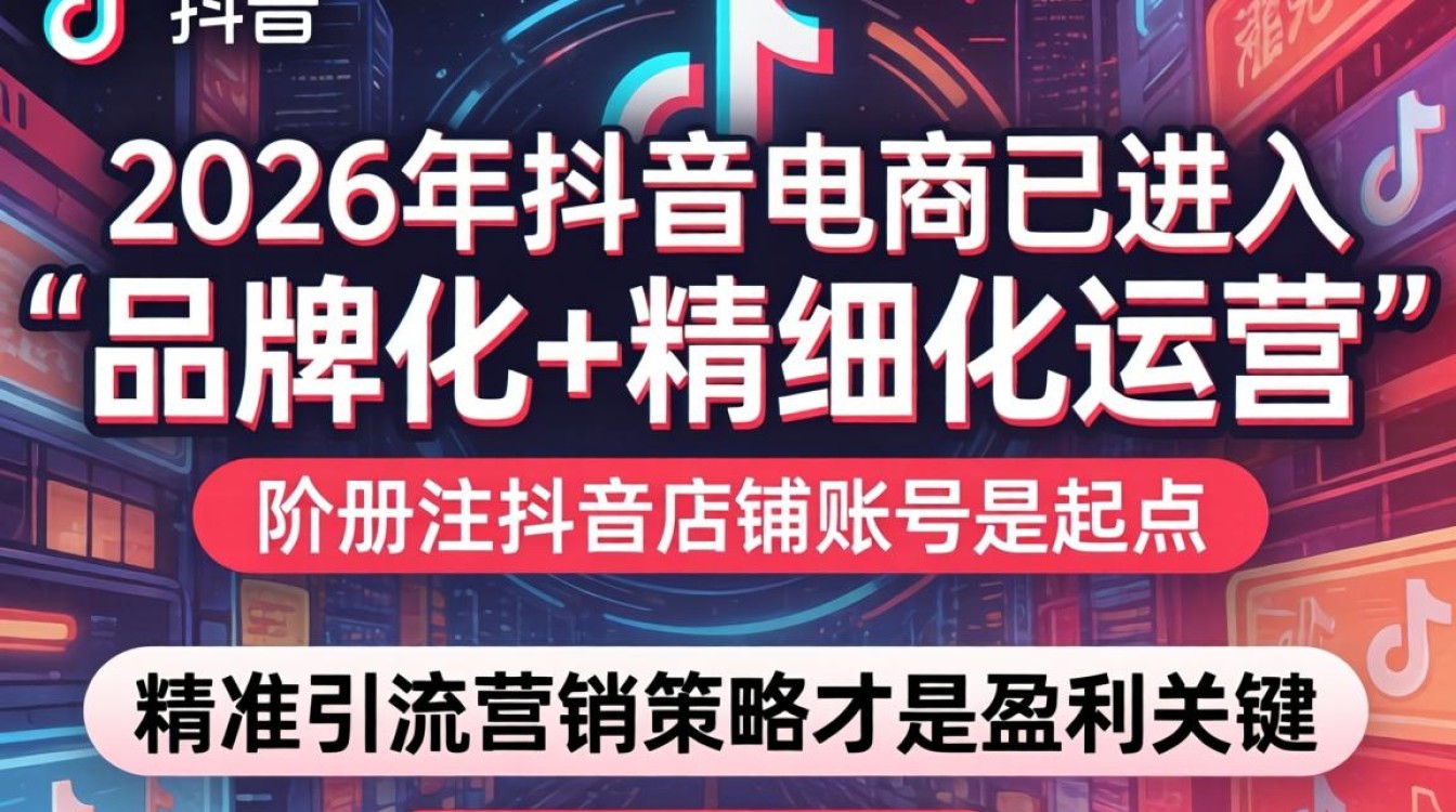 抖音开店流程及精准引流营销策略