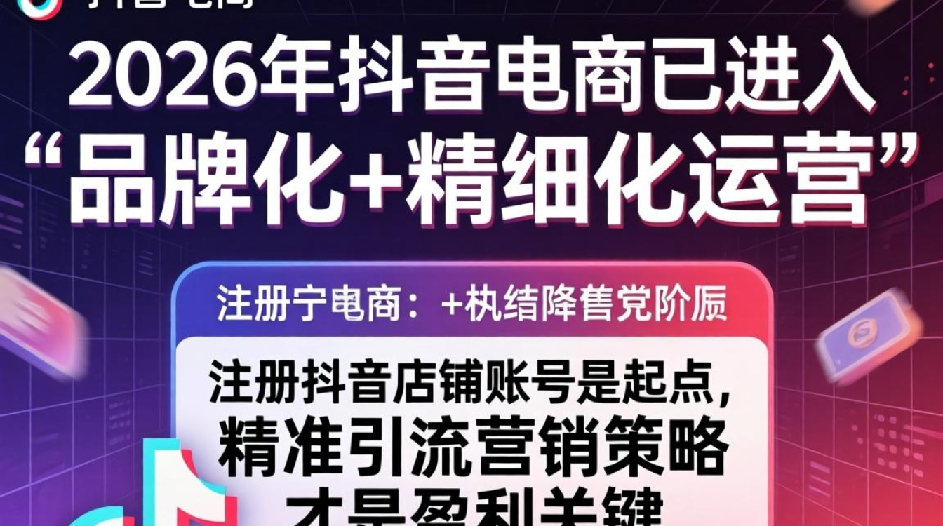 抖音开店流程及精准引流营销策略