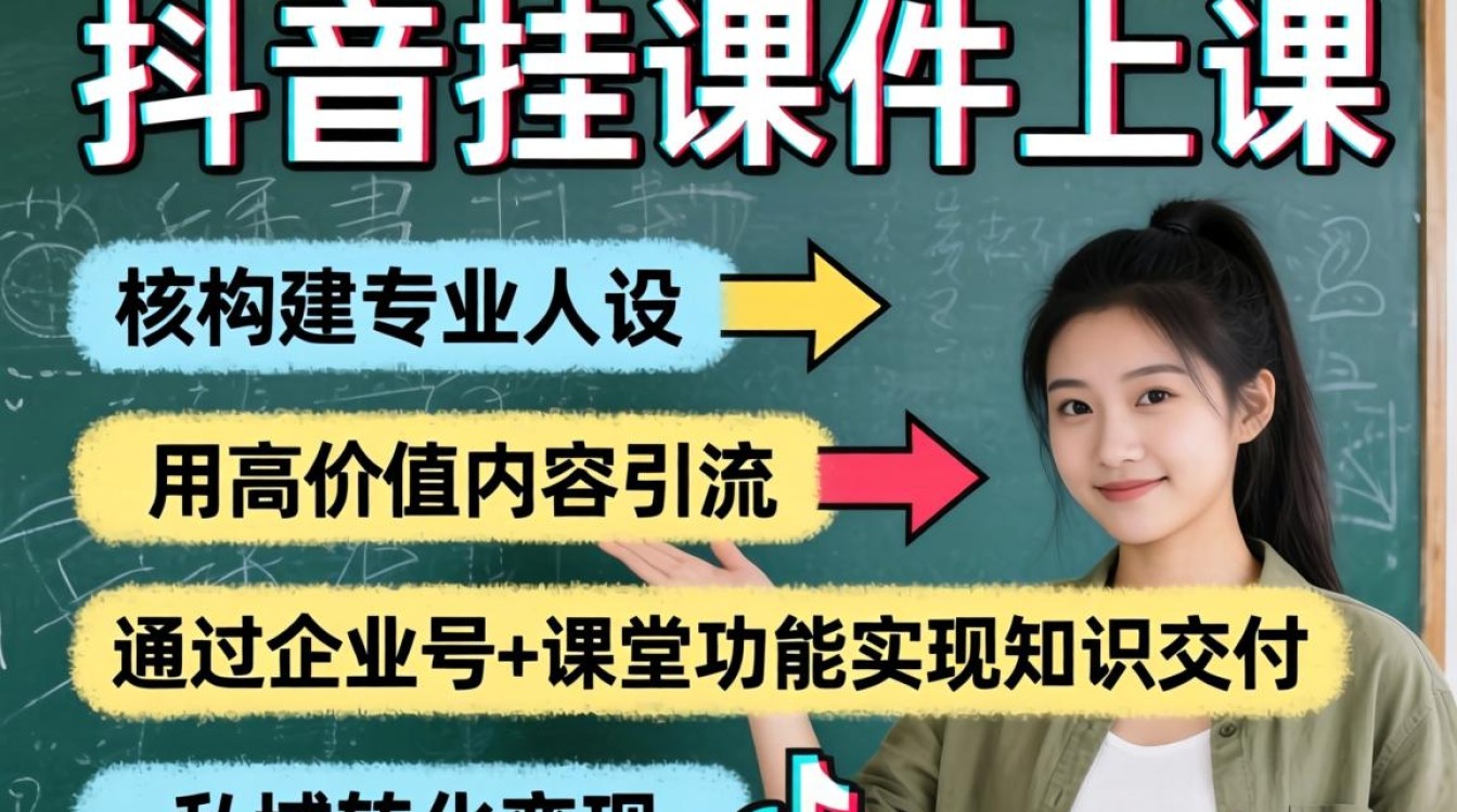 抖音挂课件上课如何快速涨粉变现