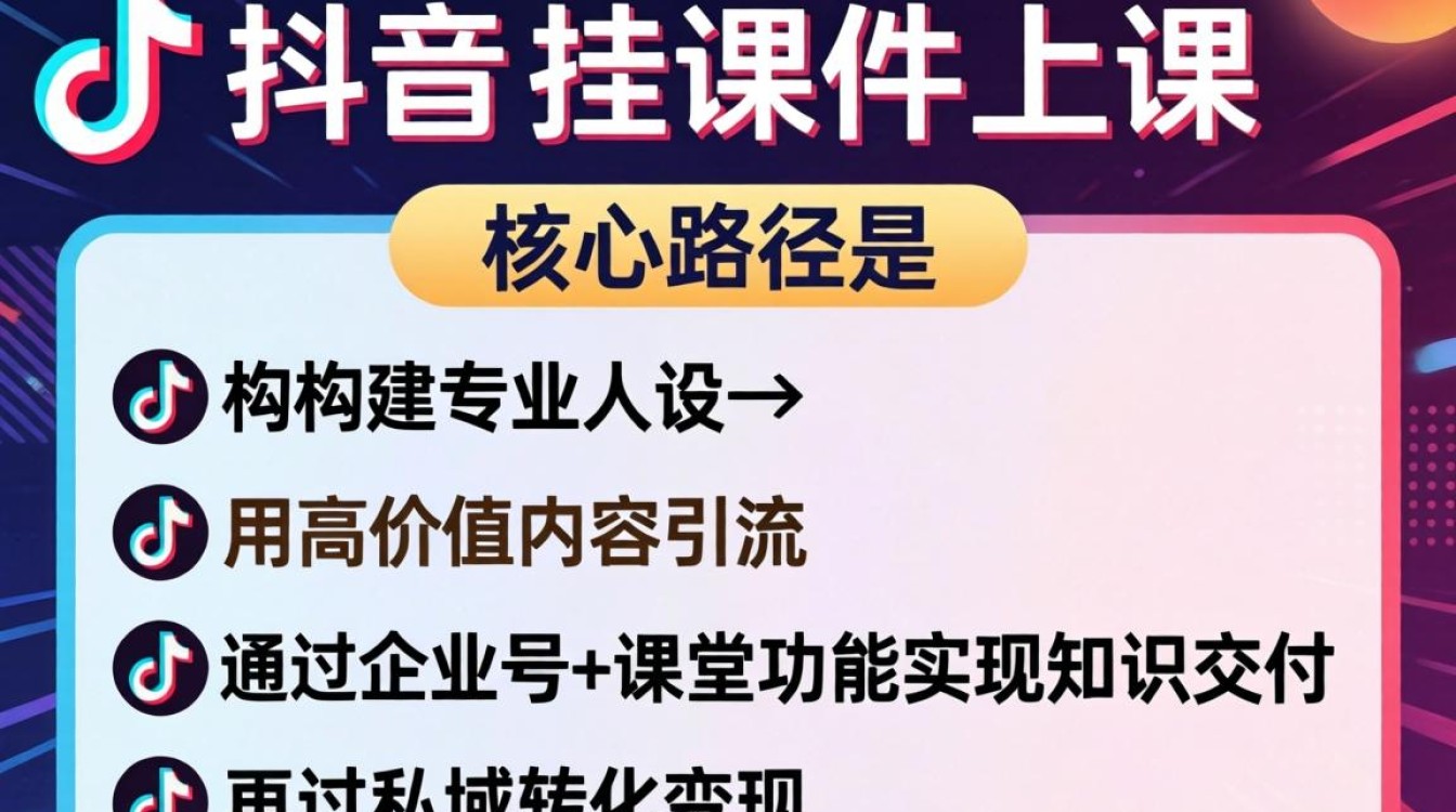 抖音挂课件上课如何快速涨粉变现