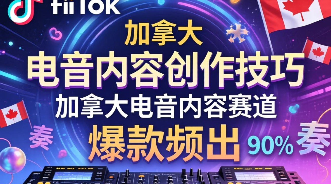 TikTok加拿大电音内容怎么做出爆款