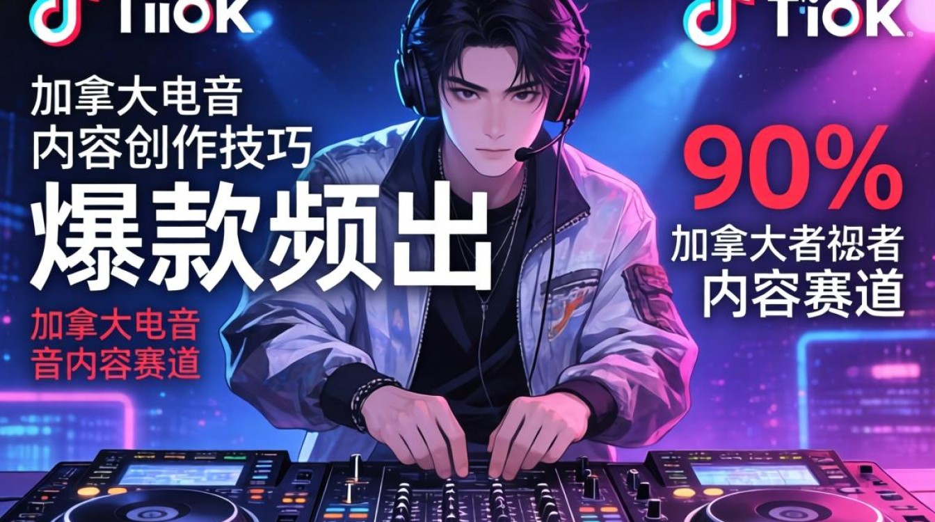 TikTok加拿大电音内容怎么做出爆款