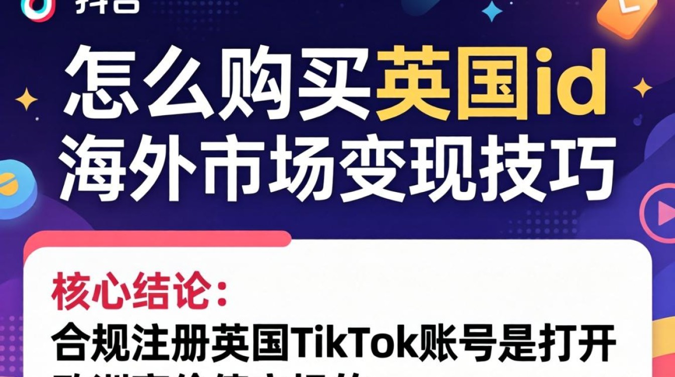 TikTok英国账号购买及海外变现技巧