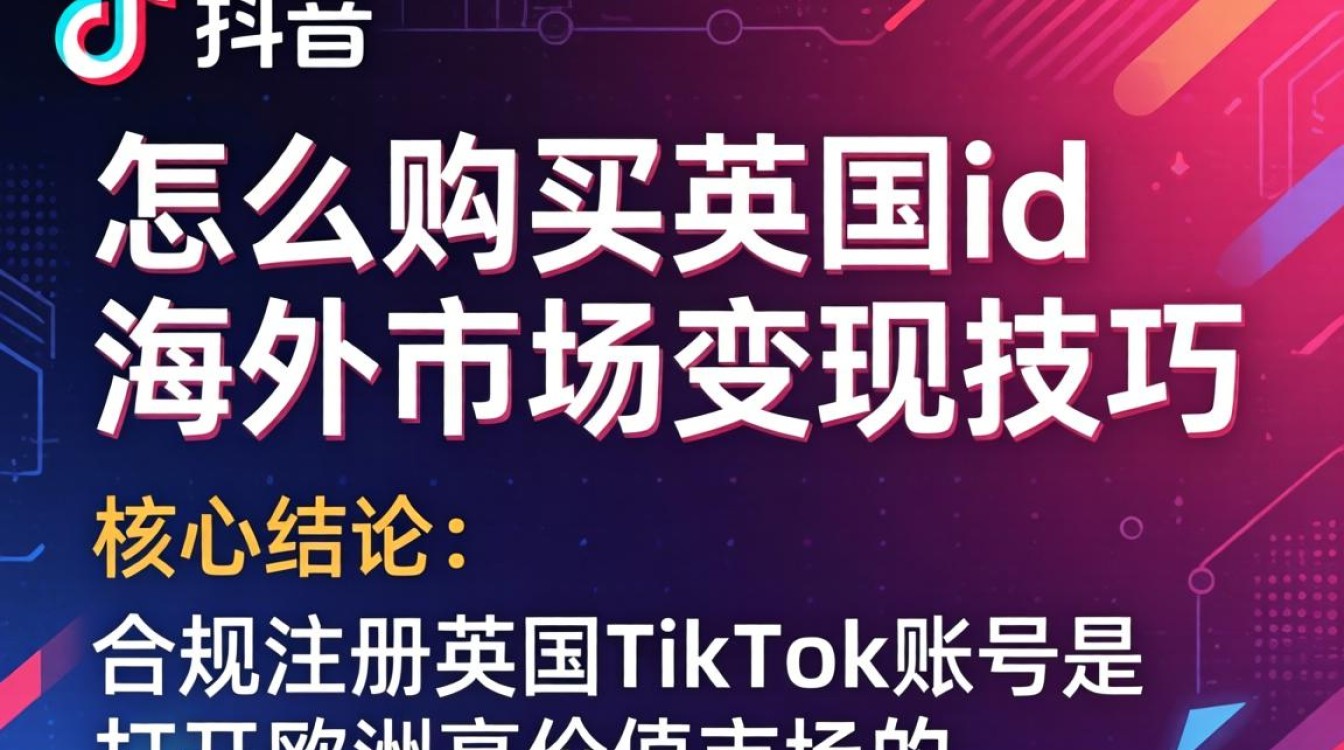 TikTok英国账号购买及海外变现技巧