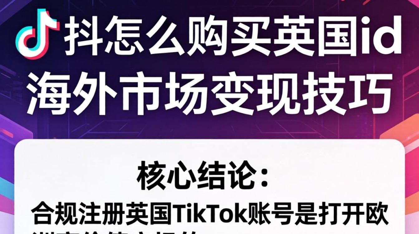 TikTok英国账号购买及海外变现技巧
