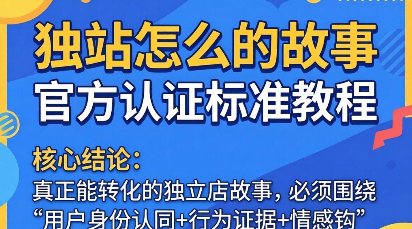 独立站讲故事的官方认证标准教程