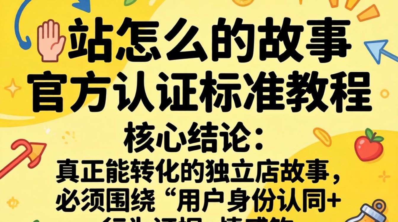 独立站讲故事的官方认证标准教程