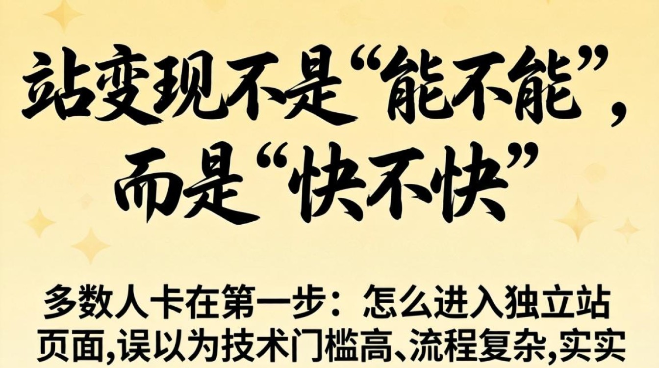 独立站怎么快速实现变现收益