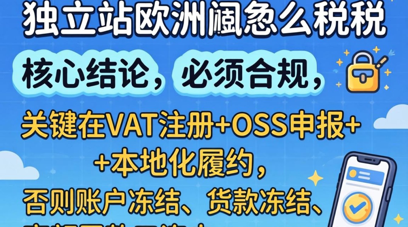 独立站欧洲怎么交税?欧洲独立站税务申报流程与避坑指南 欧洲独立站税务申报流程与避坑指南