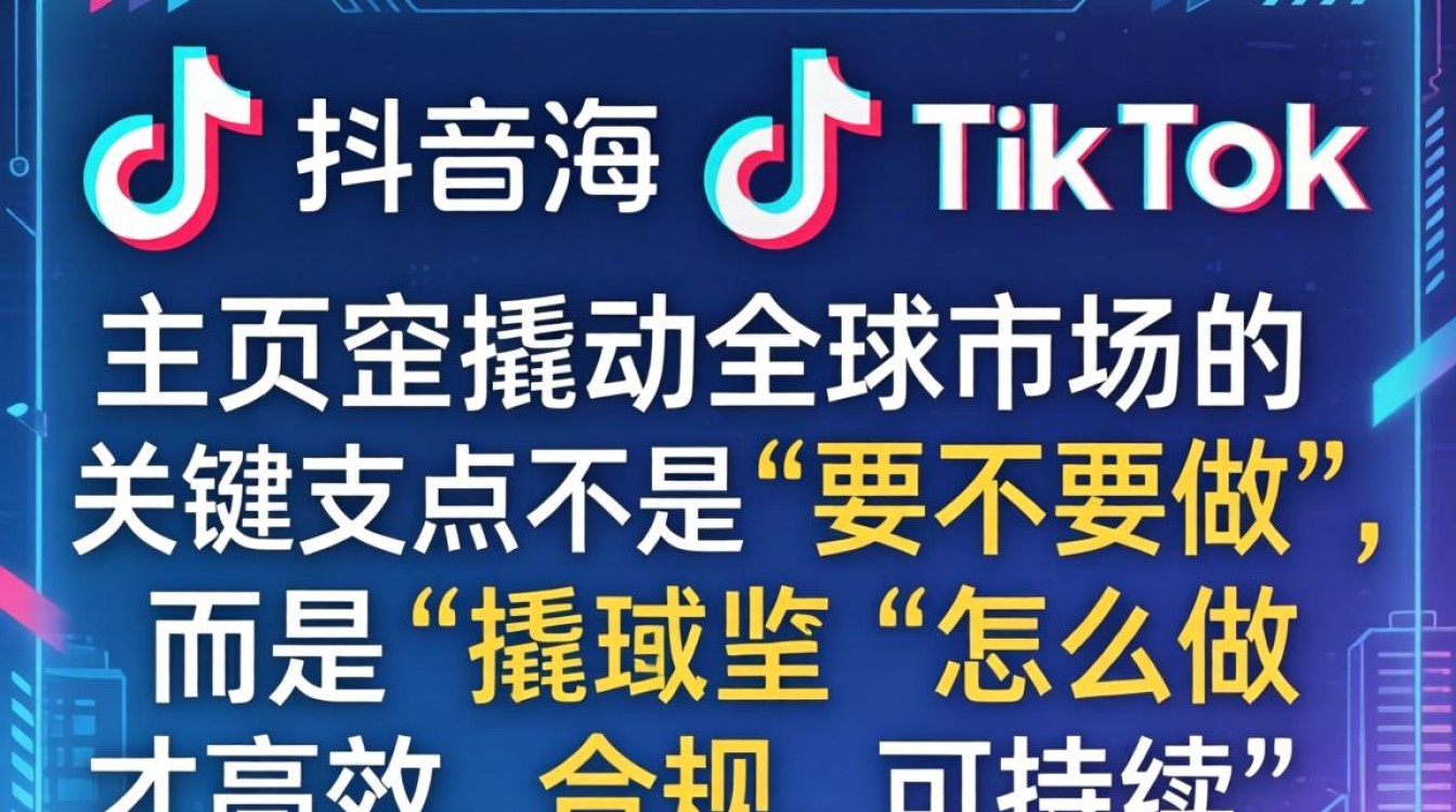 抖音和TikTok主页全球市场攻略