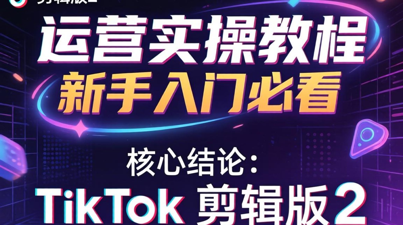 新手入门必看的TikTok剪辑版2运营实操教程