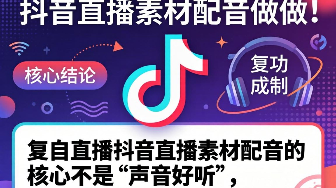 抖音直播配音技巧与可复制成功经验