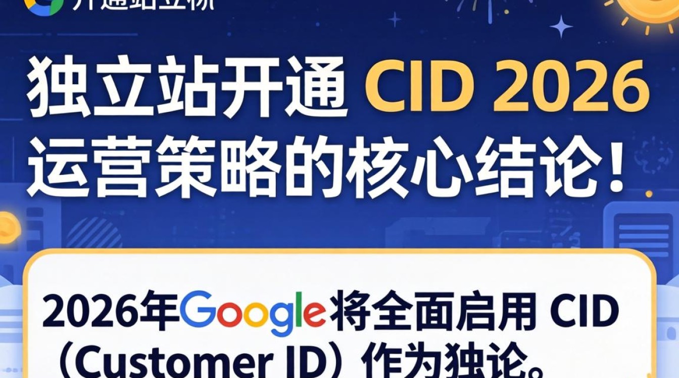 独立站cid开通流程及2026年最新运营策略