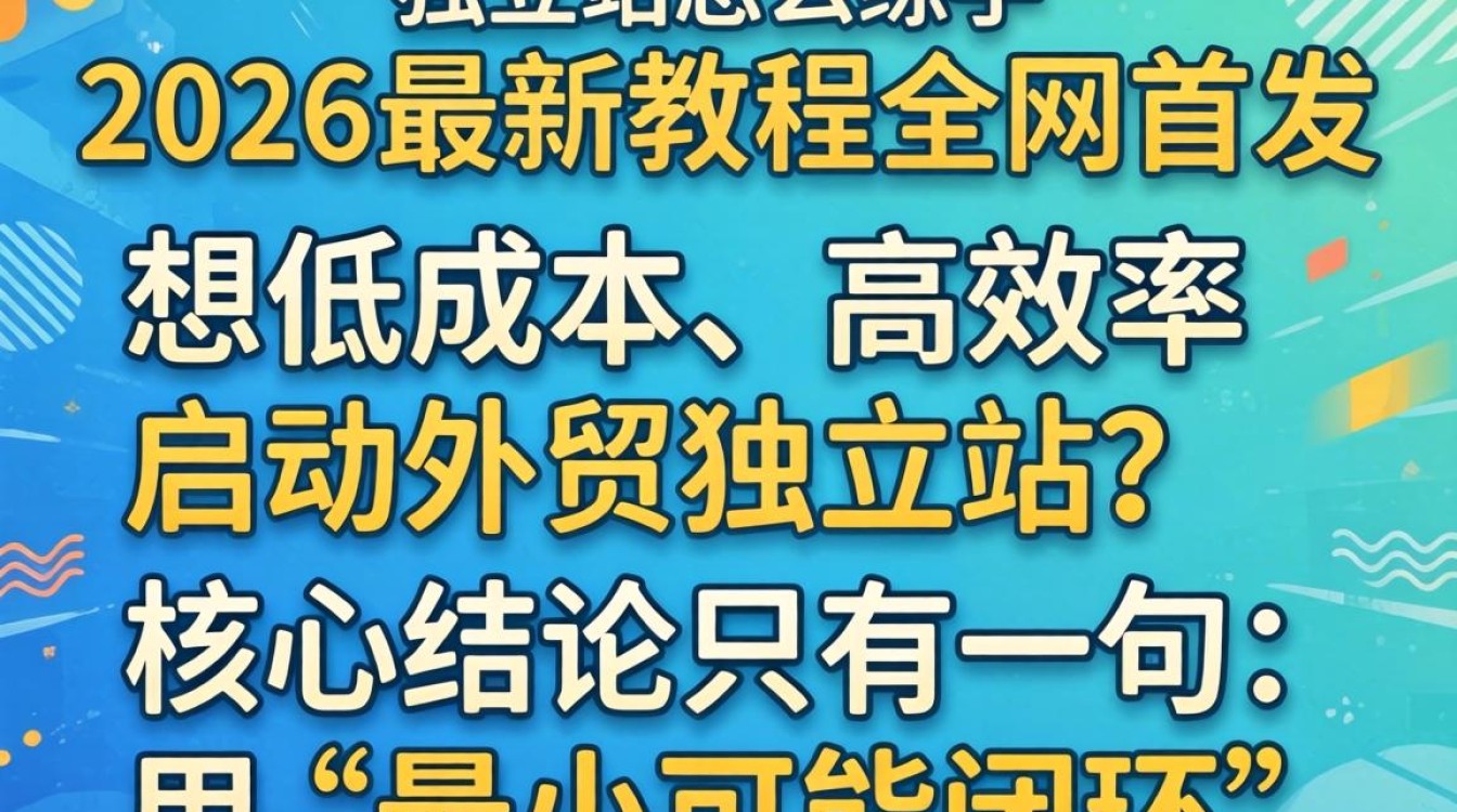 外贸独立站零基础实操入门教程