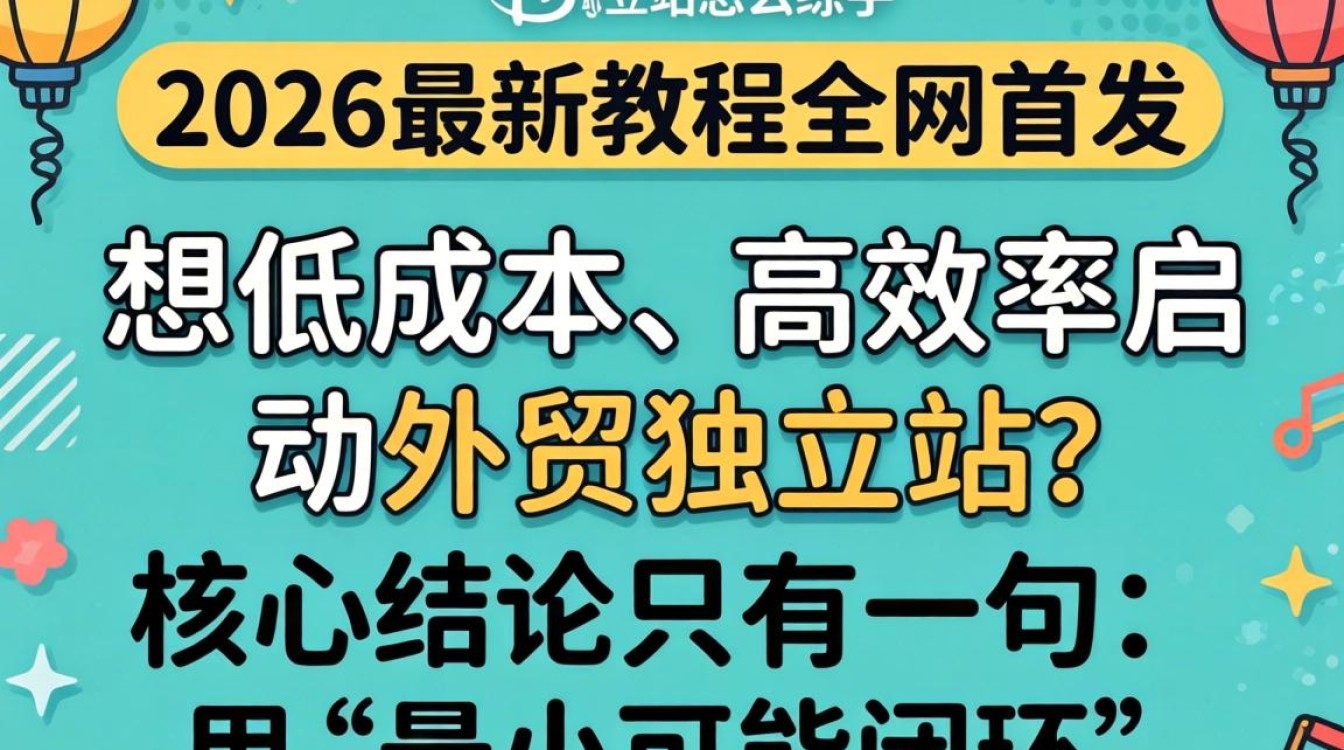 外贸独立站零基础实操入门教程