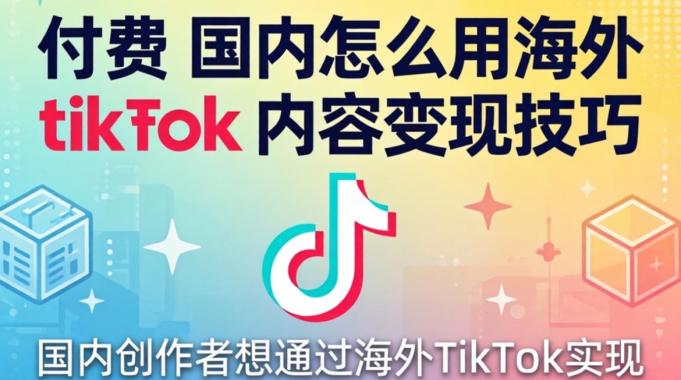 国内怎么用海外tiktok做知识付费变现