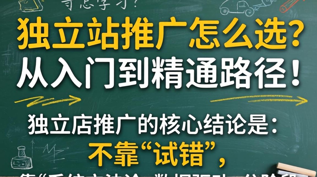 独立站推广从入门到精通路径