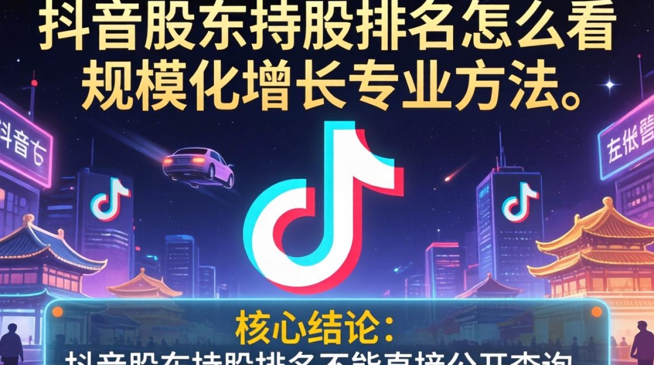 抖音股东持股排名怎么看?规模化增长专业方法有哪些? 规模化增长专业方法有哪些