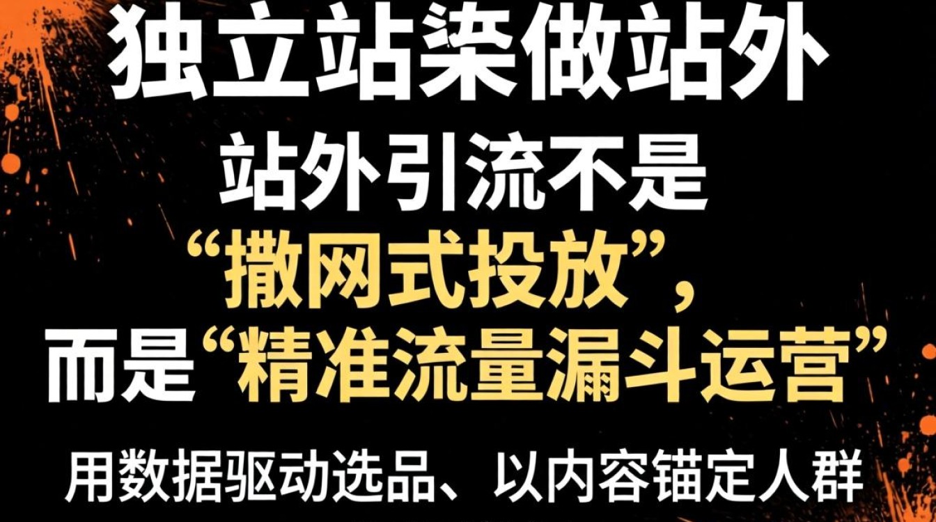独立站站外引流技巧与实操方法