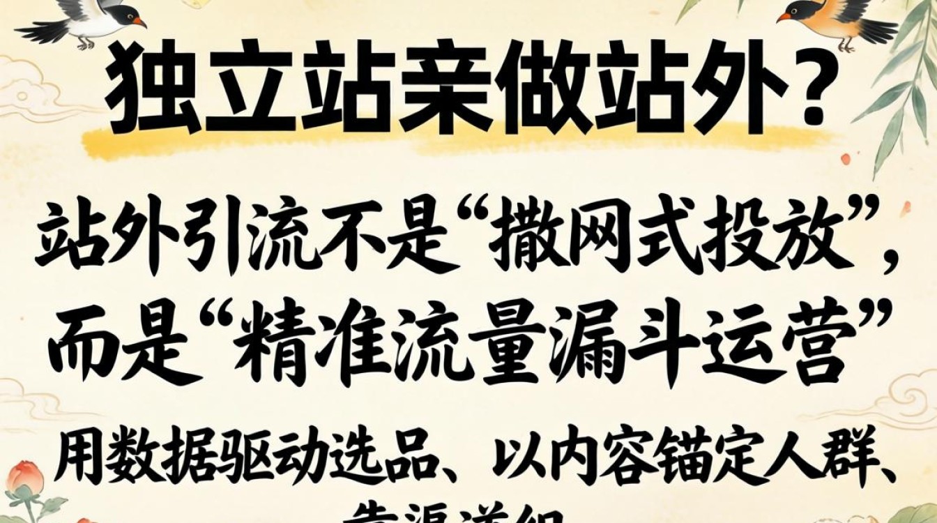 独立站站外引流技巧与实操方法