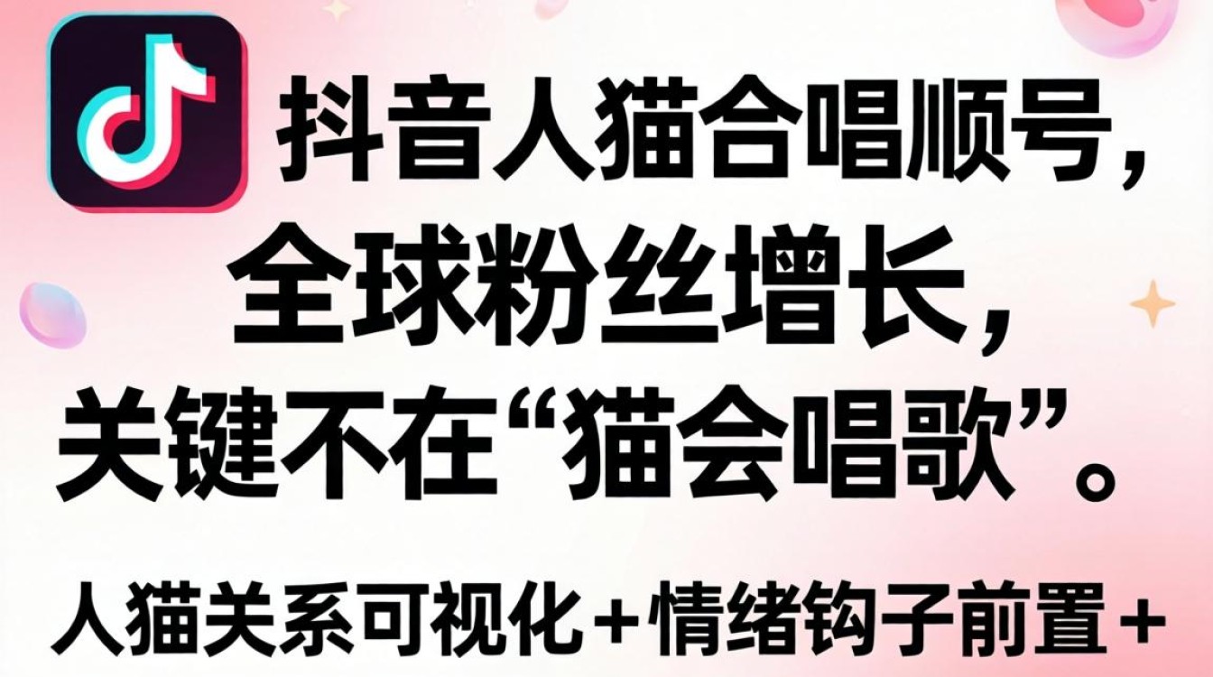 TikTok人跟猫唱歌为什么爆火?全球账号粉丝增长秘籍 TikTok人跟猫唱歌为什么爆火