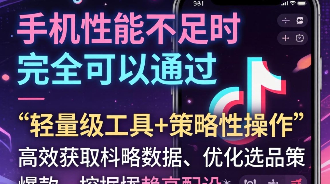 手机太差怎么看抖音数据?低配手机如何高效选品与挖掘爆款? 低配手机如何高效选品与挖掘爆款