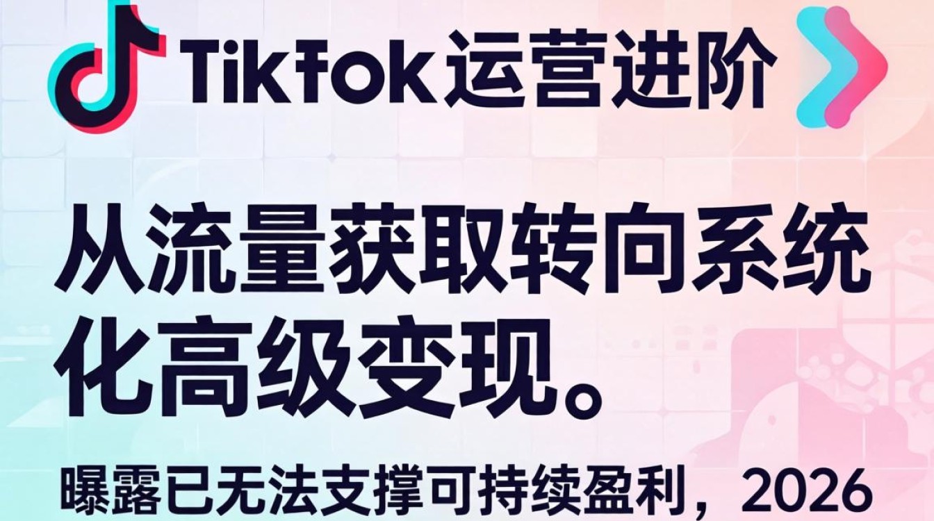 广州TikTok培训如何进阶高级变现?臻质运营进阶玩法 广州TikTok培训如何进阶高级变现