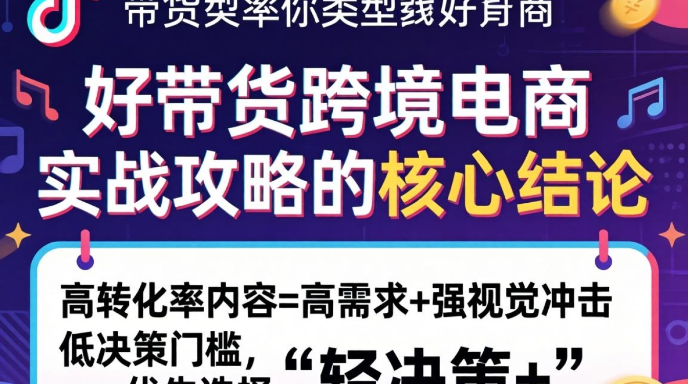 TikTok跨境电商带货爆款选品策略