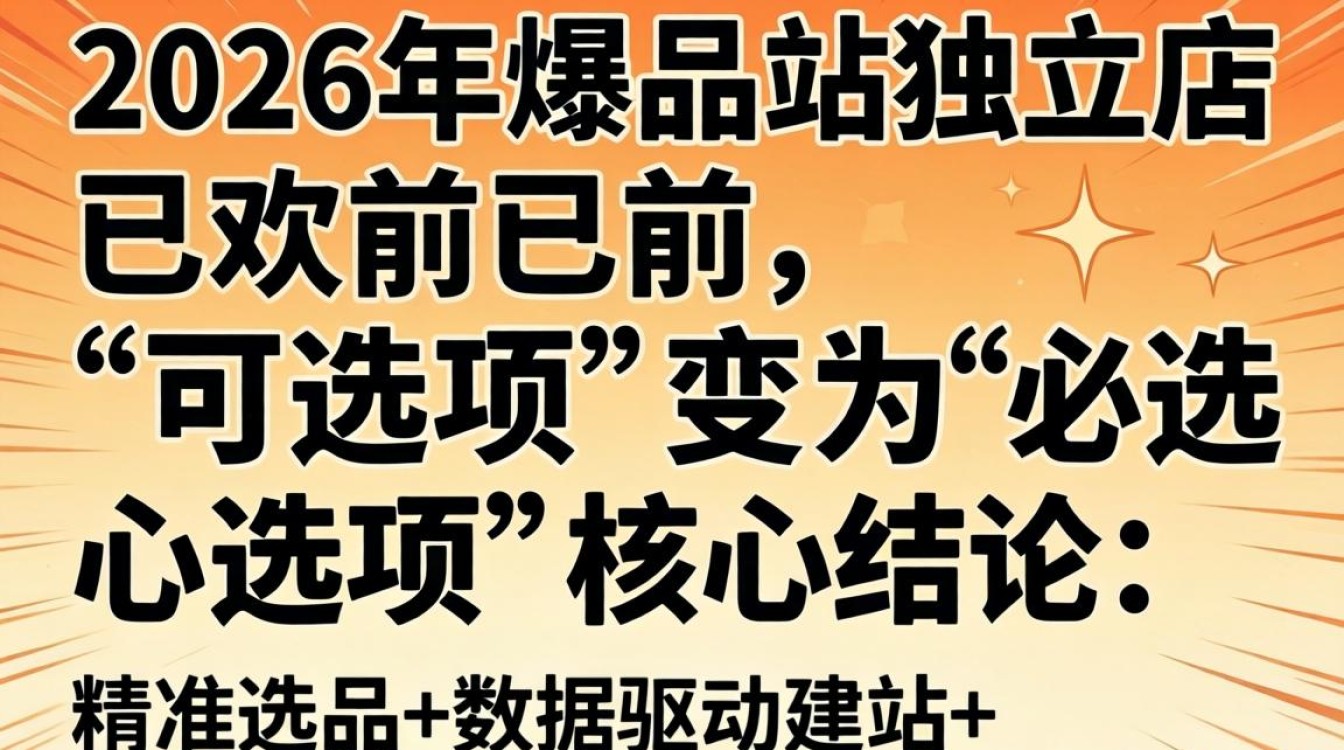 2026年爆品站独立站搭建全流程与市场趋势分析