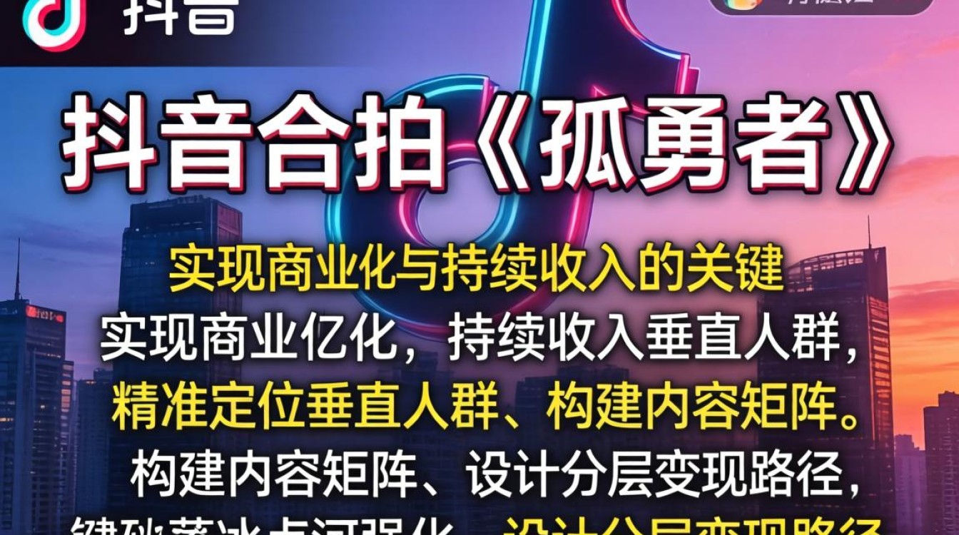 孤勇者抖音合拍商业化变现技巧