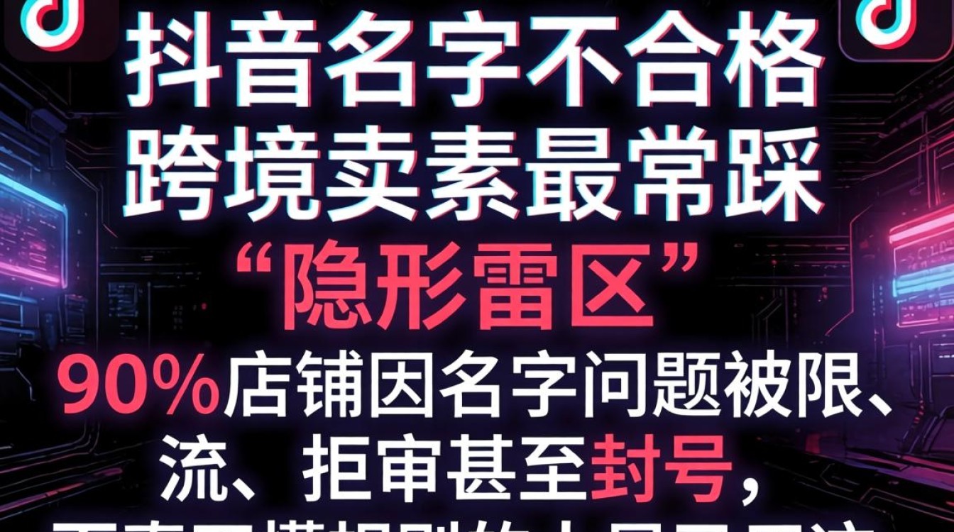 TikTok名字为什么总被拒?TikTok店铺名不合格原因及跨境电商合规起名攻略 TikTok店铺名不合格原因及跨境电商合规起名攻略