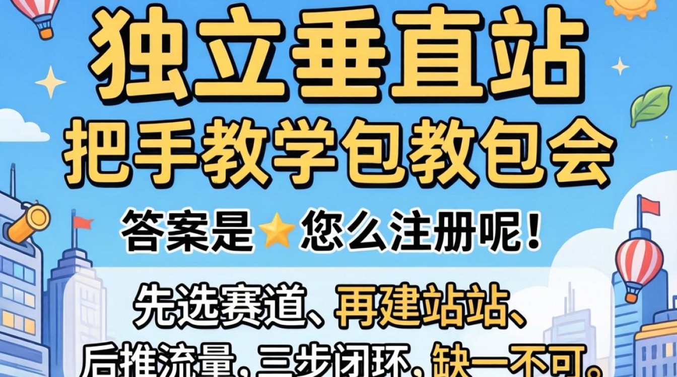 独立站垂直站怎么注册