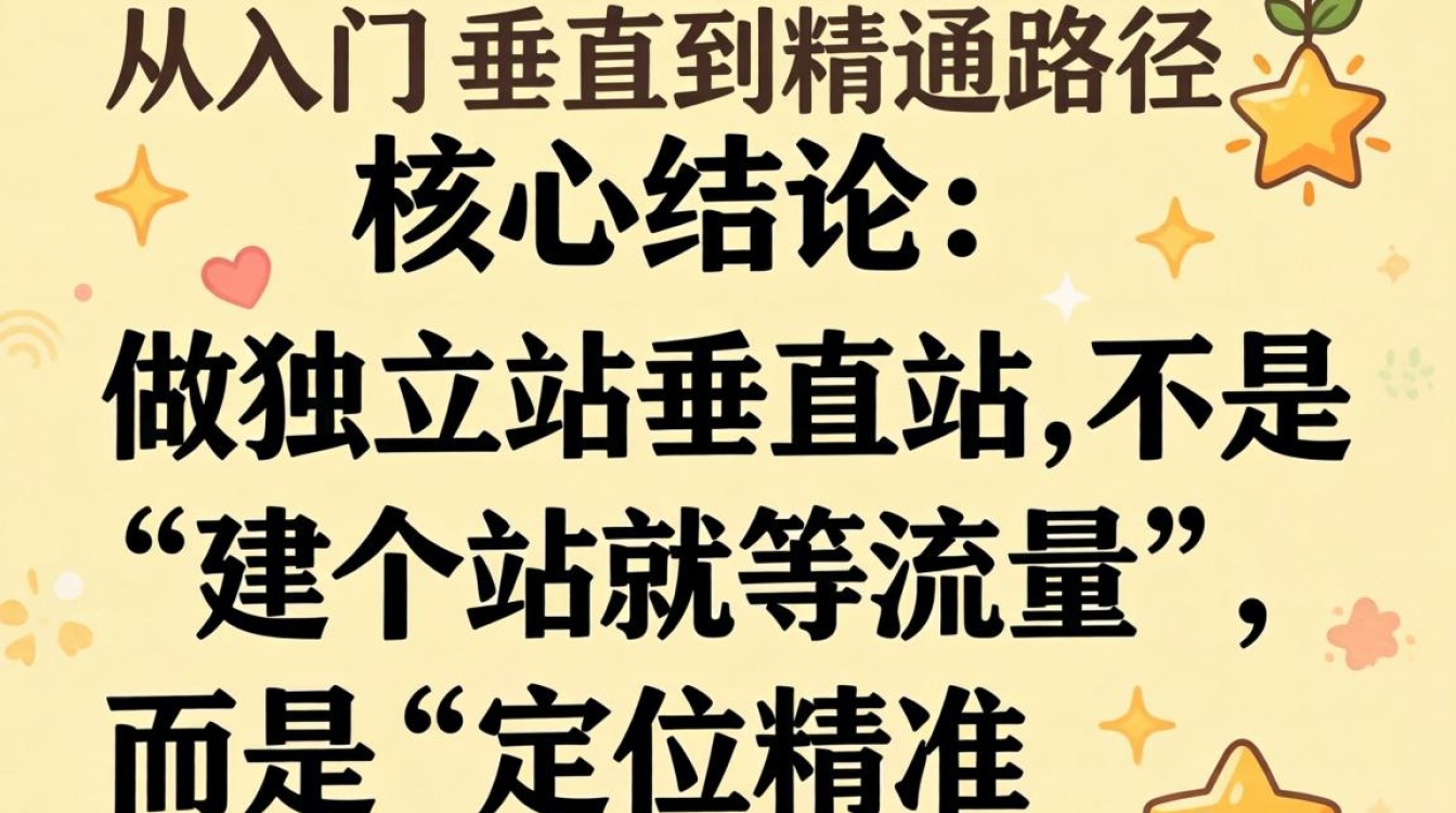 独立站垂直站怎么做 怎么学?从入门到精通路径,独立站垂直站运营全流程实操指南 独立站垂直站运营全流程实操指南