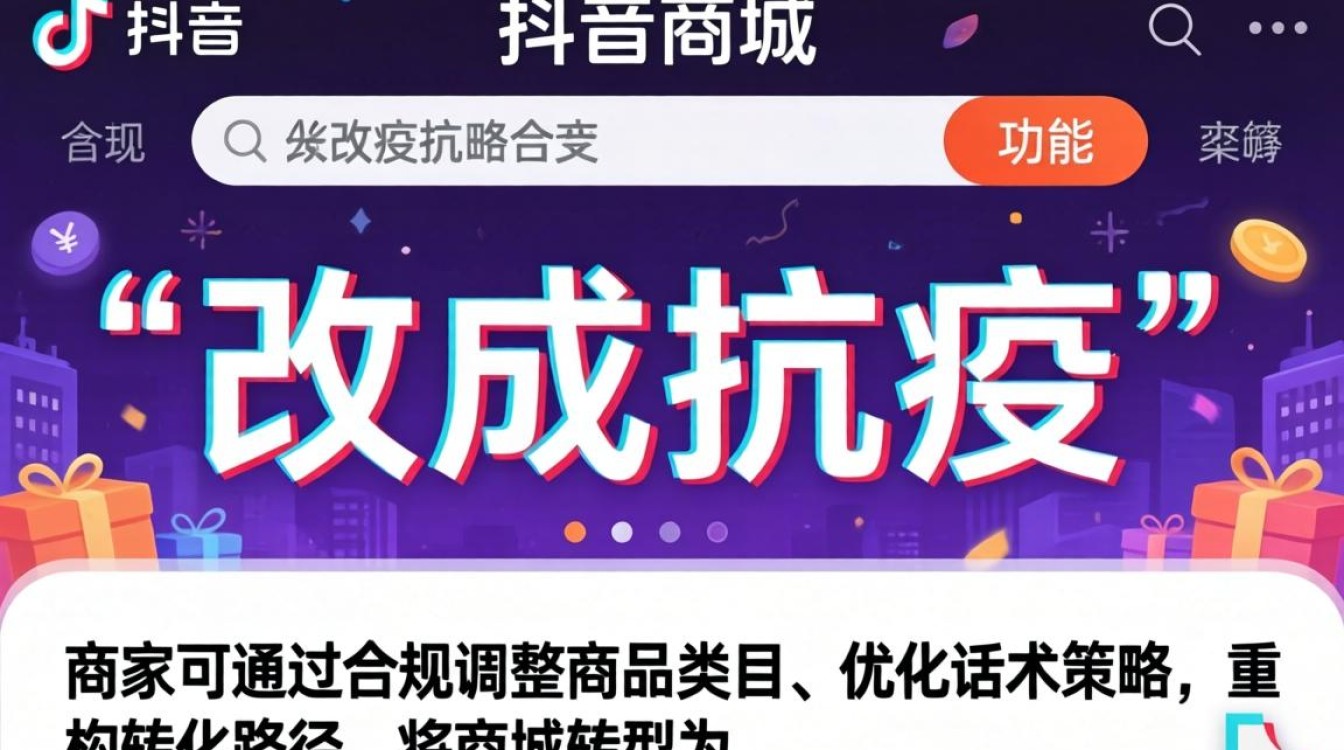 抖音怎么把商城改成抗疫