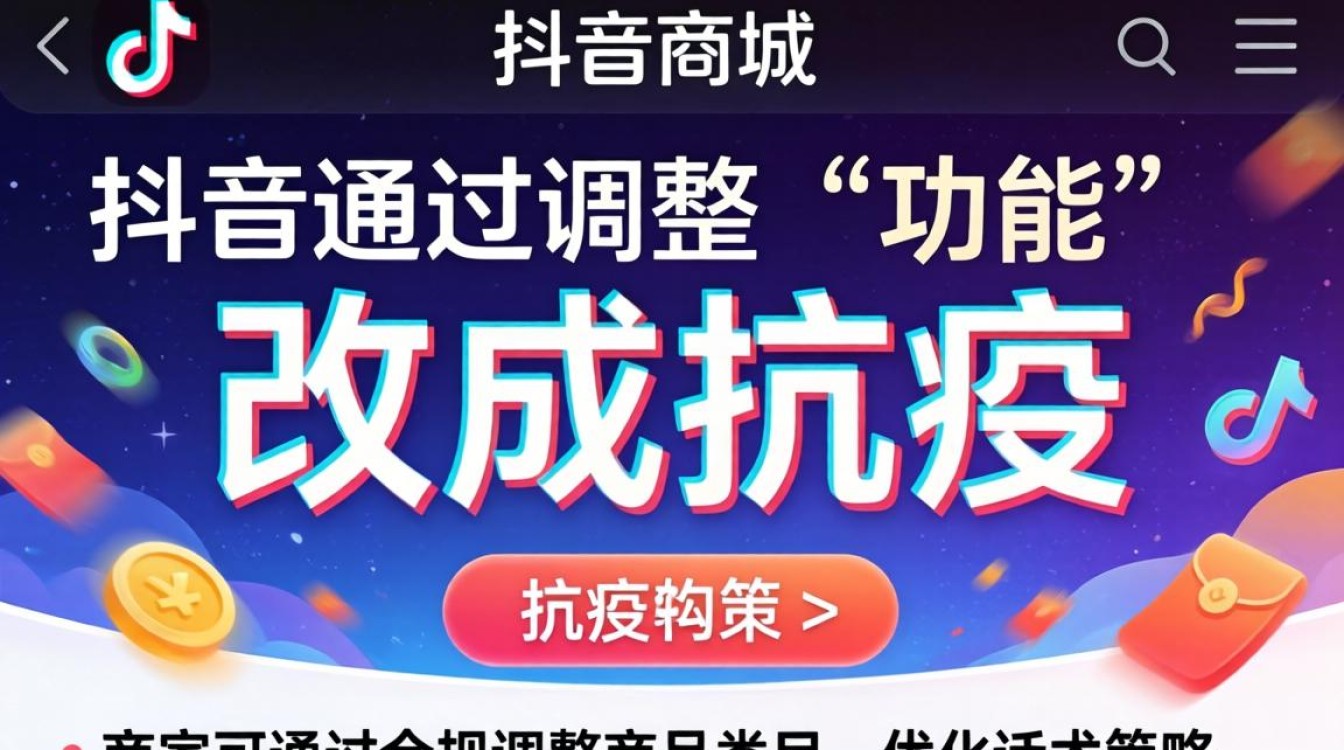 抖音怎么把商城改成抗疫