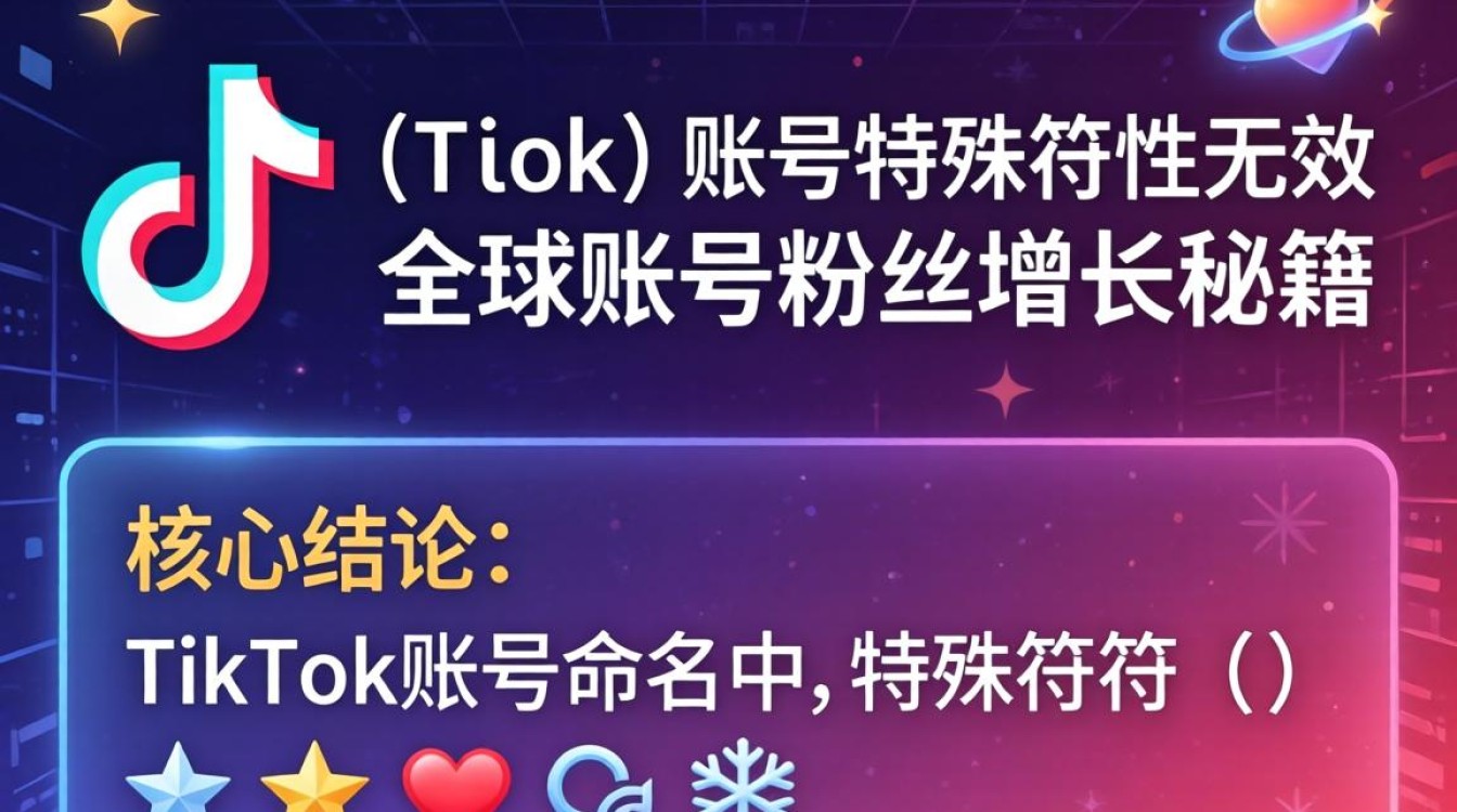 TikTok账号特殊字符无效怎么办